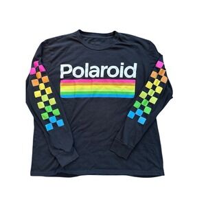 Poloroid Black Shirt Long Sleeve Sz 2XL  2019